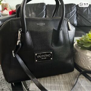 Valentino Black Satchel Bag